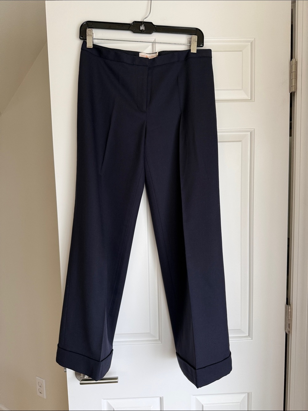 Tory Burch Wide-Leg Navy Dress Pants - Size 2